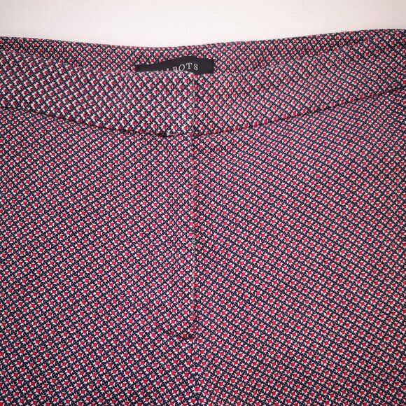 Talbots Heritage Petites Ladies Size 14P Navy & Red Pants - Picture 7 of 12